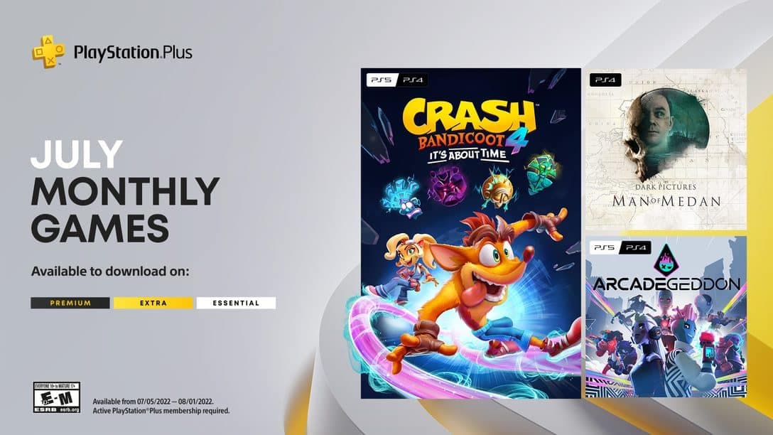 PlayStation Plus July 2022 Lineup
