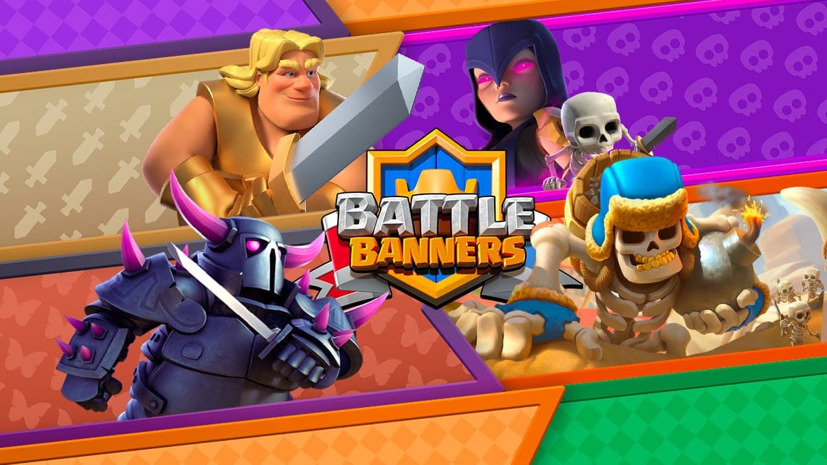cover art for battle banners in clash royale