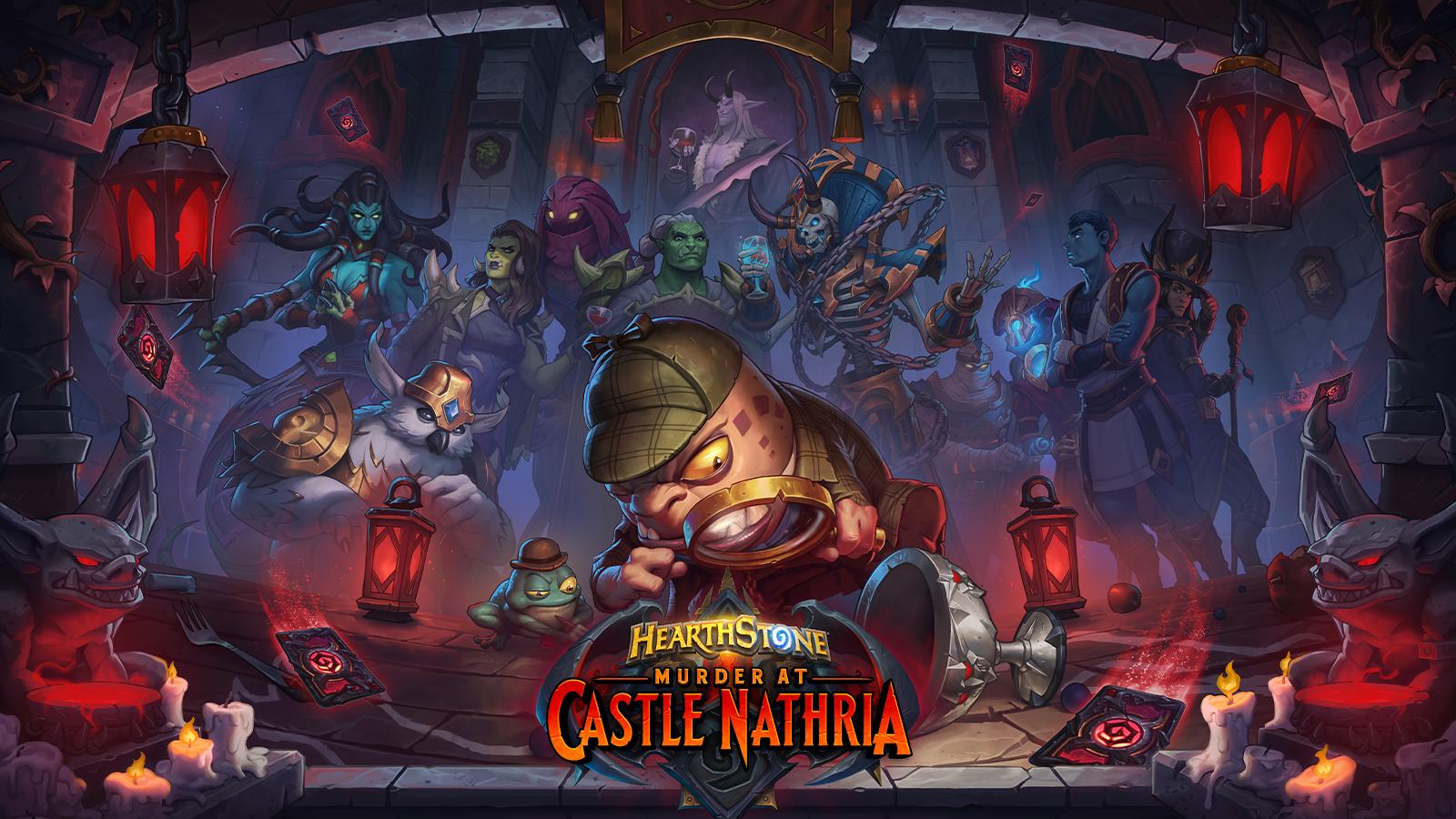 official Hearthstone Murderat Castle Nnathria cover art