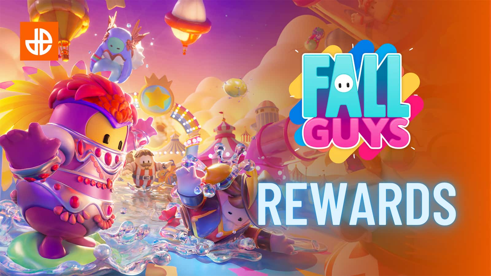 A poster for Fall Guys Prime Gaming rewards