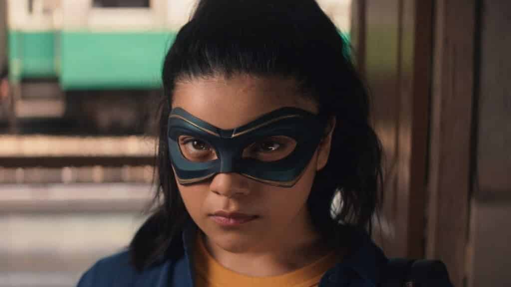 Kamala in her Ms. Marvel mask