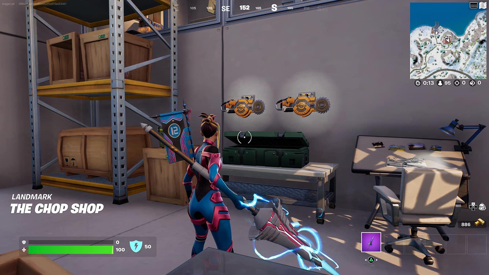 A Ripsaw Launcher in Fortnite