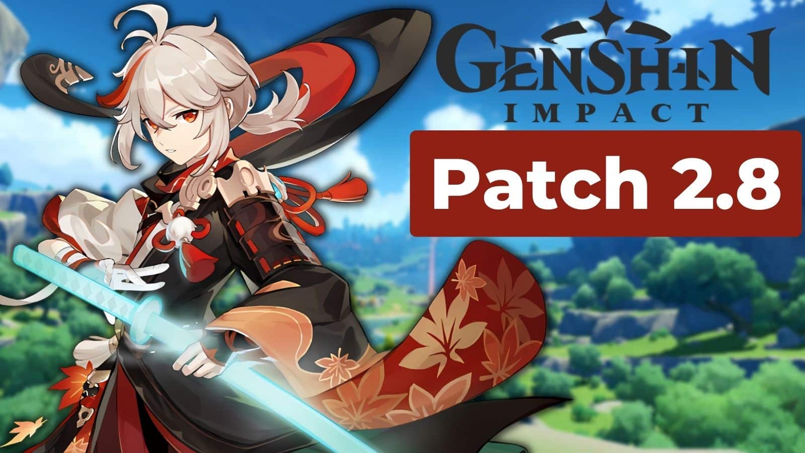 genshin impact kazuha patch header image
