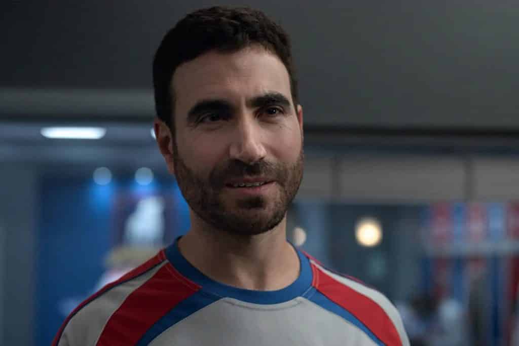 Brett Goldstein as Roy Kent in Ted Lasso, who's reportedly set to star as Hercules in Thor: Love and Thunder.