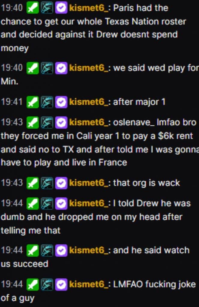 Kismet in The Flank Twitch chat