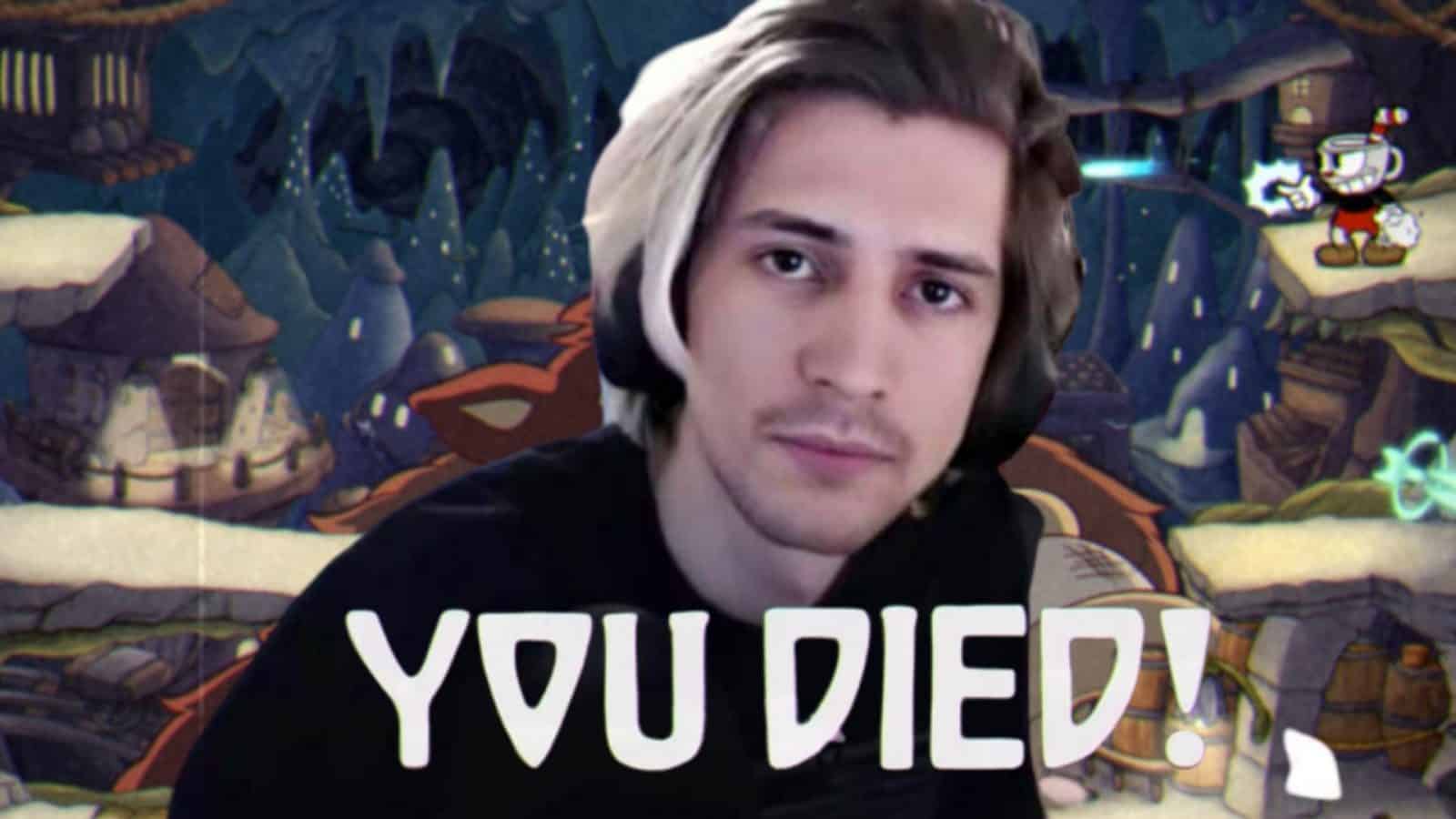 xqc on cuphead the delicious last course