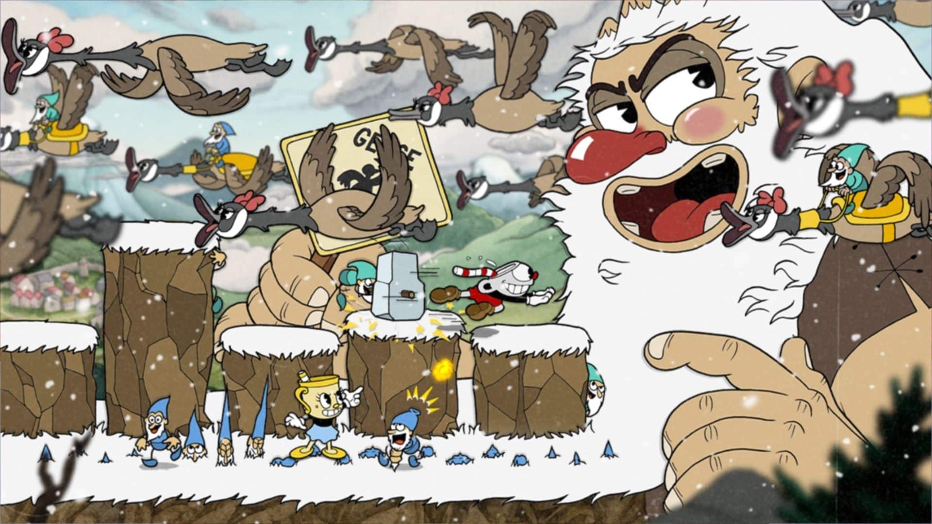 glumstone the giant boss in cuphead the delicious last course