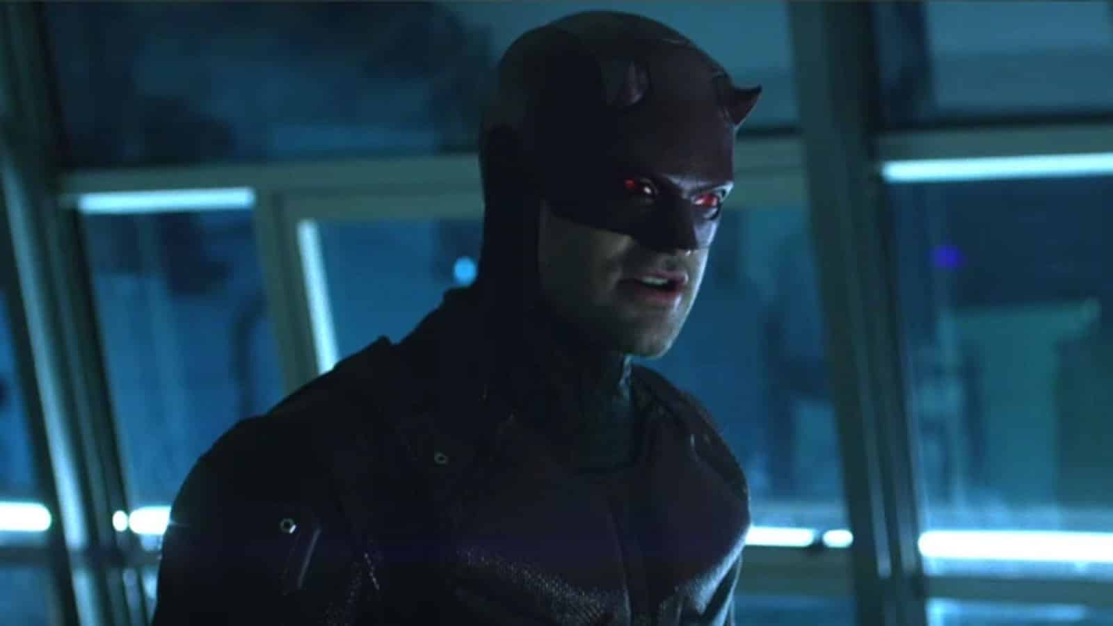 An image of Charlie Cox's Daredevil on Netflix, who's returning for the Daredevil Disney Plus show.