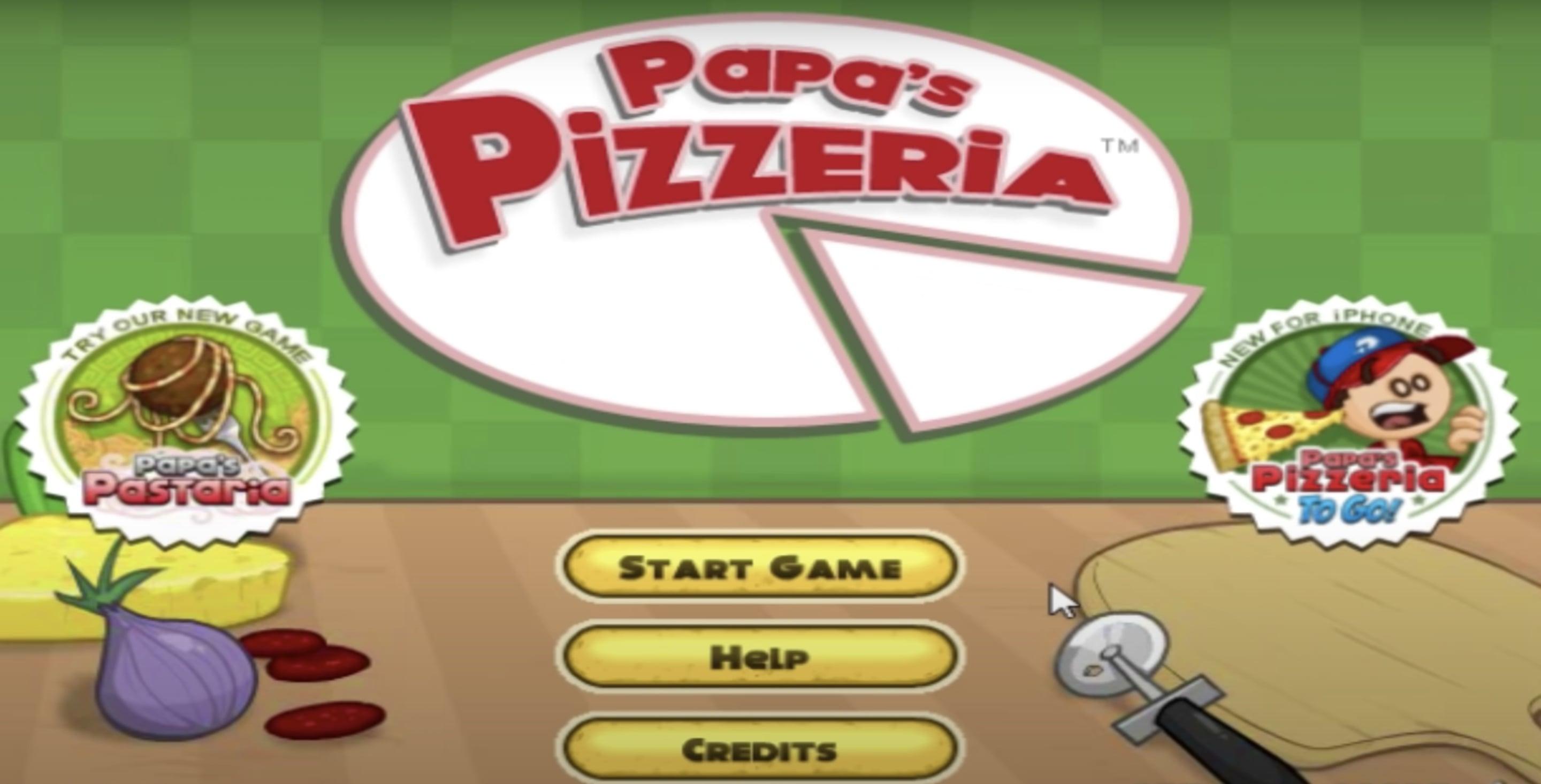 Papa's Pizzeria opening image