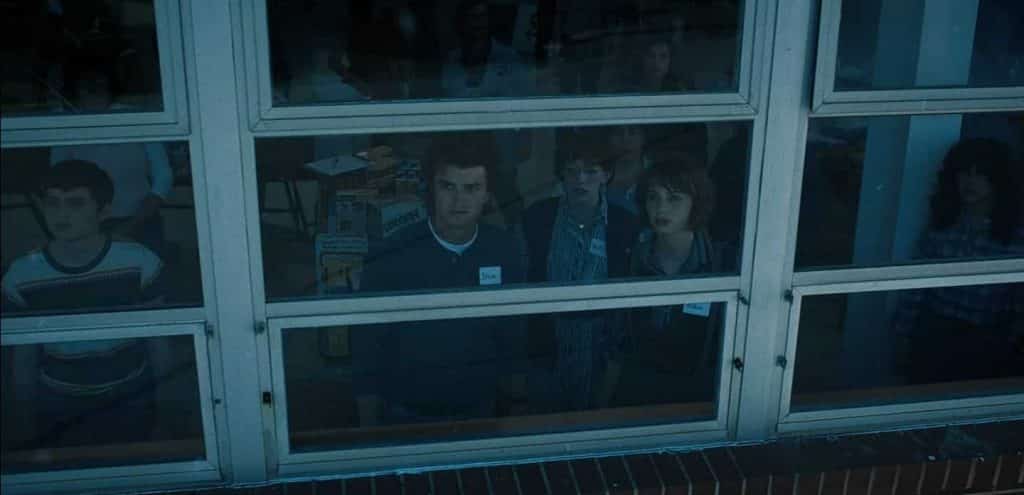 Steve and Robin staring out the window at the end of Stranger Things Season 4, ahead of Stranger Things Season 5