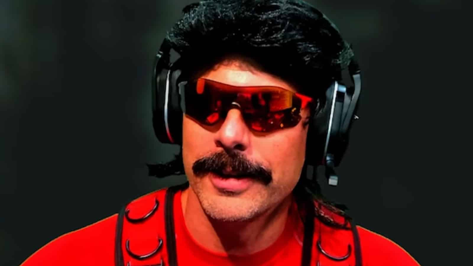 Dr Disrespect streams on twitch