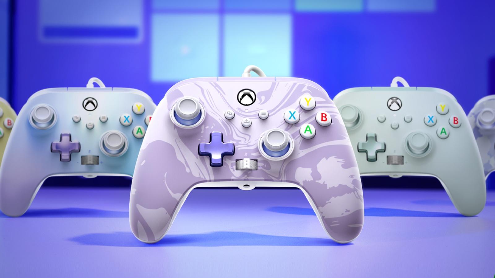 PowerA Enhanced Wired controller in multiple pastel colorways