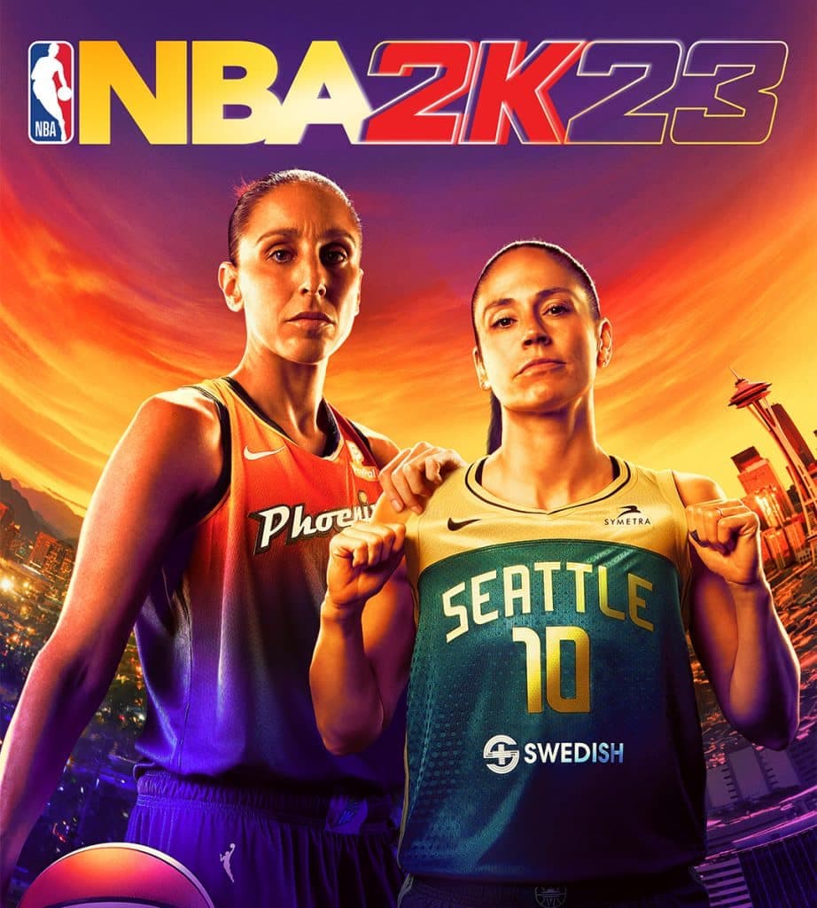 an image of Diana Taurasi and Sue Bird in NBA 2K23 WNBA Edition