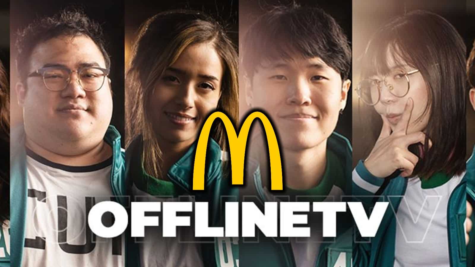 OfflineTv Twitter cover photo with McDonald's logo