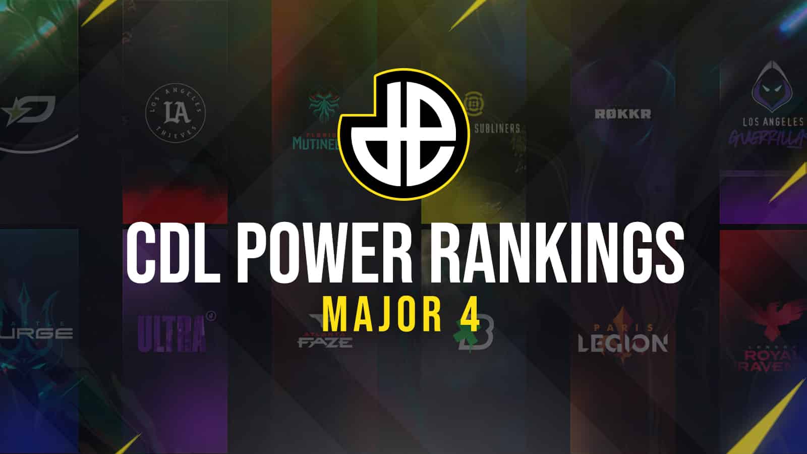 CDL Major 4 power rankings