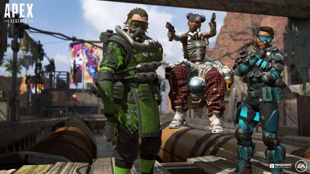 an image of some characters in Apex Legends