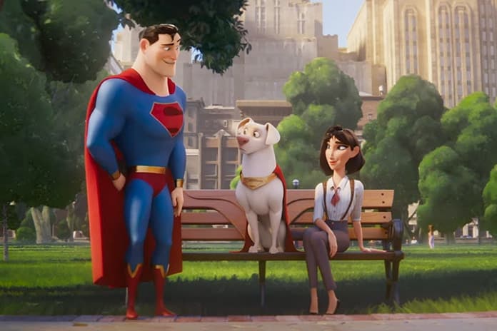 Superman, Krypto and Lois Lane in DC League of Super Pets