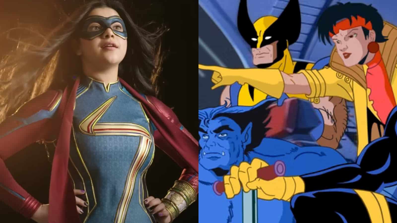 Ms. Marvel and the animated X-Men series.