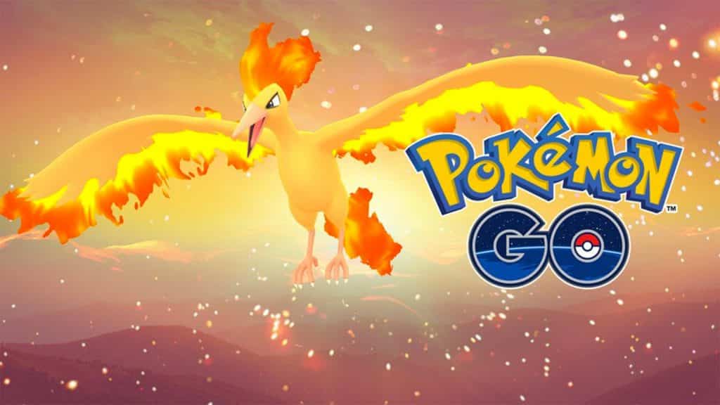 Moltres appearing in Pokemon Go Raids