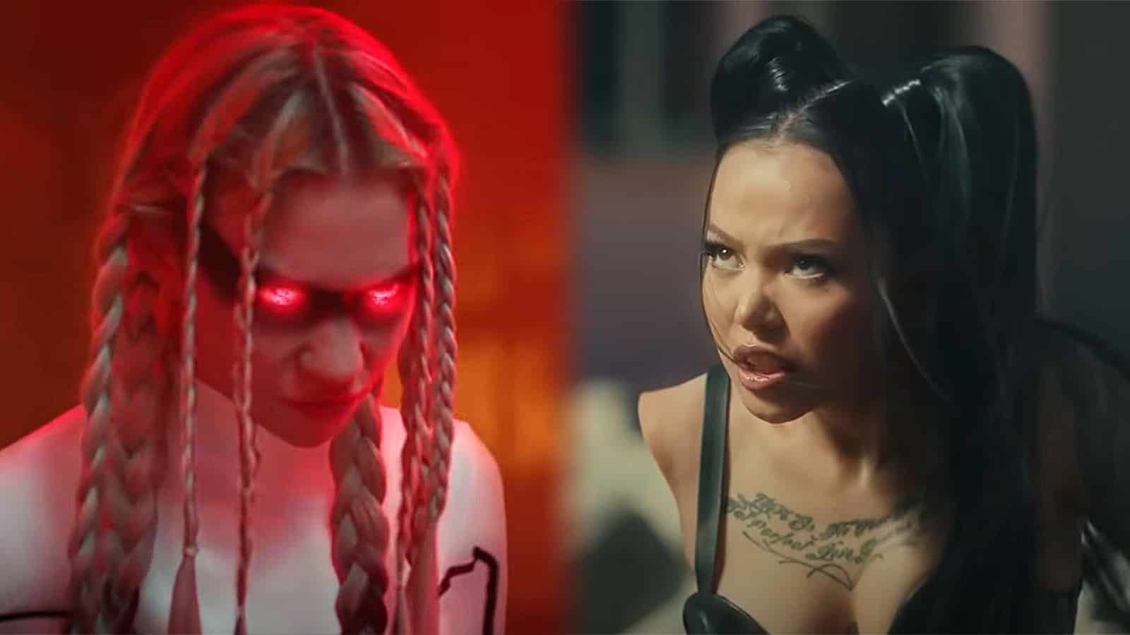 Bella Poarch says Dolls fight scene with Grimes was scary to film