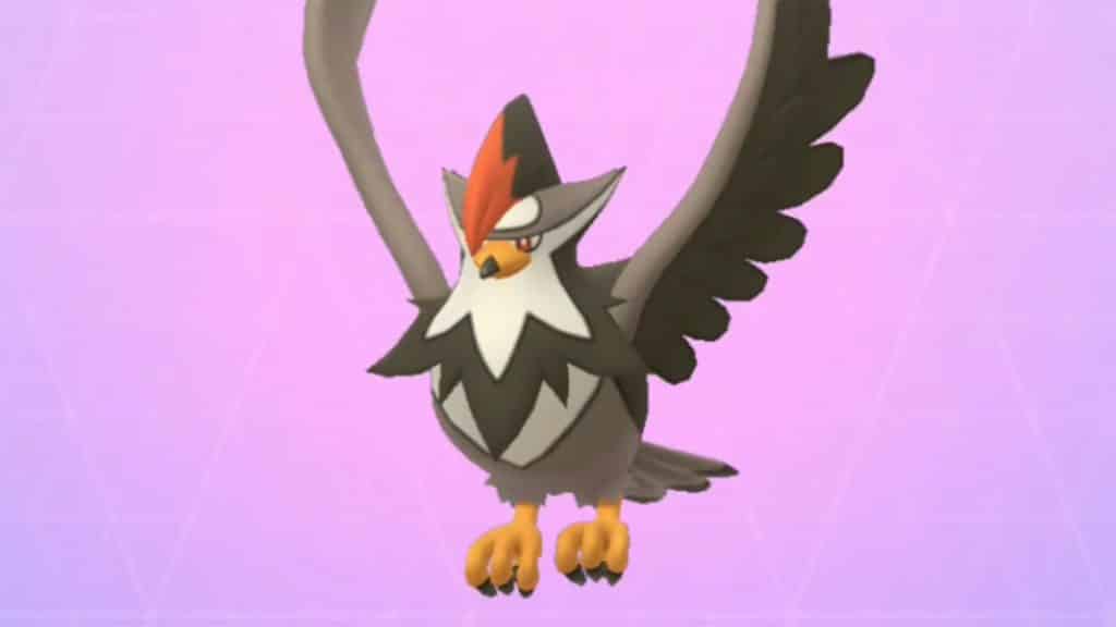 Staraptor appearing with its best moveset in Pokemon Go