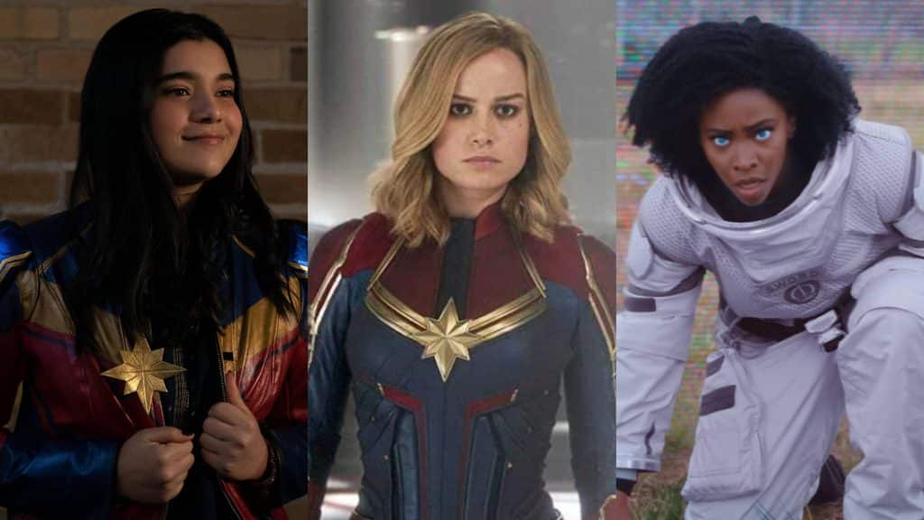 Iman Vellani, Brie Larson and Teyonah Parris as Ms. Marvel, Captain Marvel and Monica Rambeau/Photon are expected to appear at Marvel's Comic-Con panel