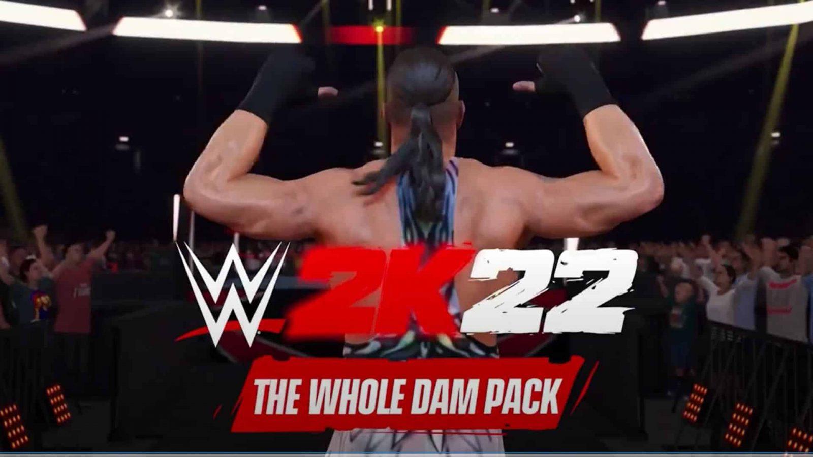 rob van dam doing taunt in wwe 2k22 entrance