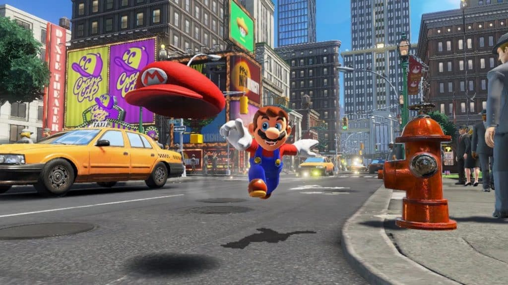 A screenshot of Super Mario Odyssey