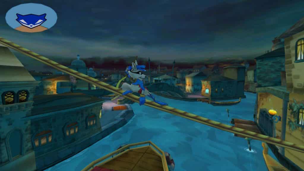 sly cooper on tightrope
