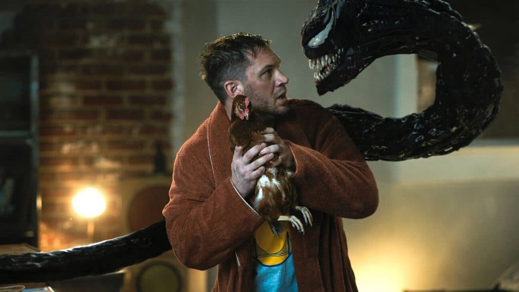Tom Hardy in Venom 2. At the time of writing there is no release date for Venom 3.