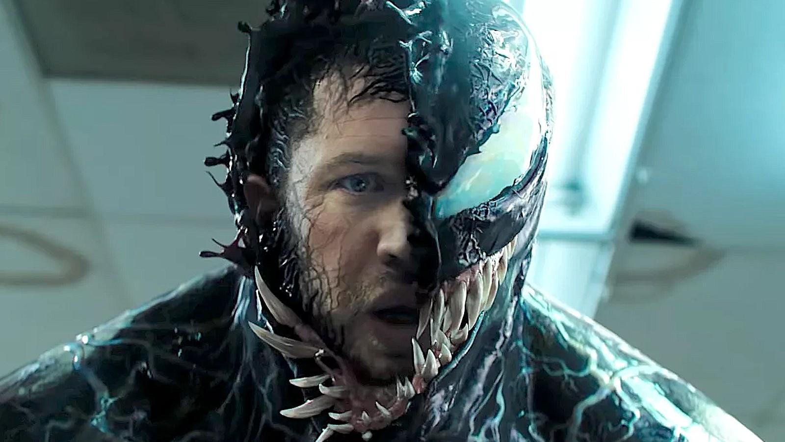 Tom Hardy in Venom, who'll return for Venom 3