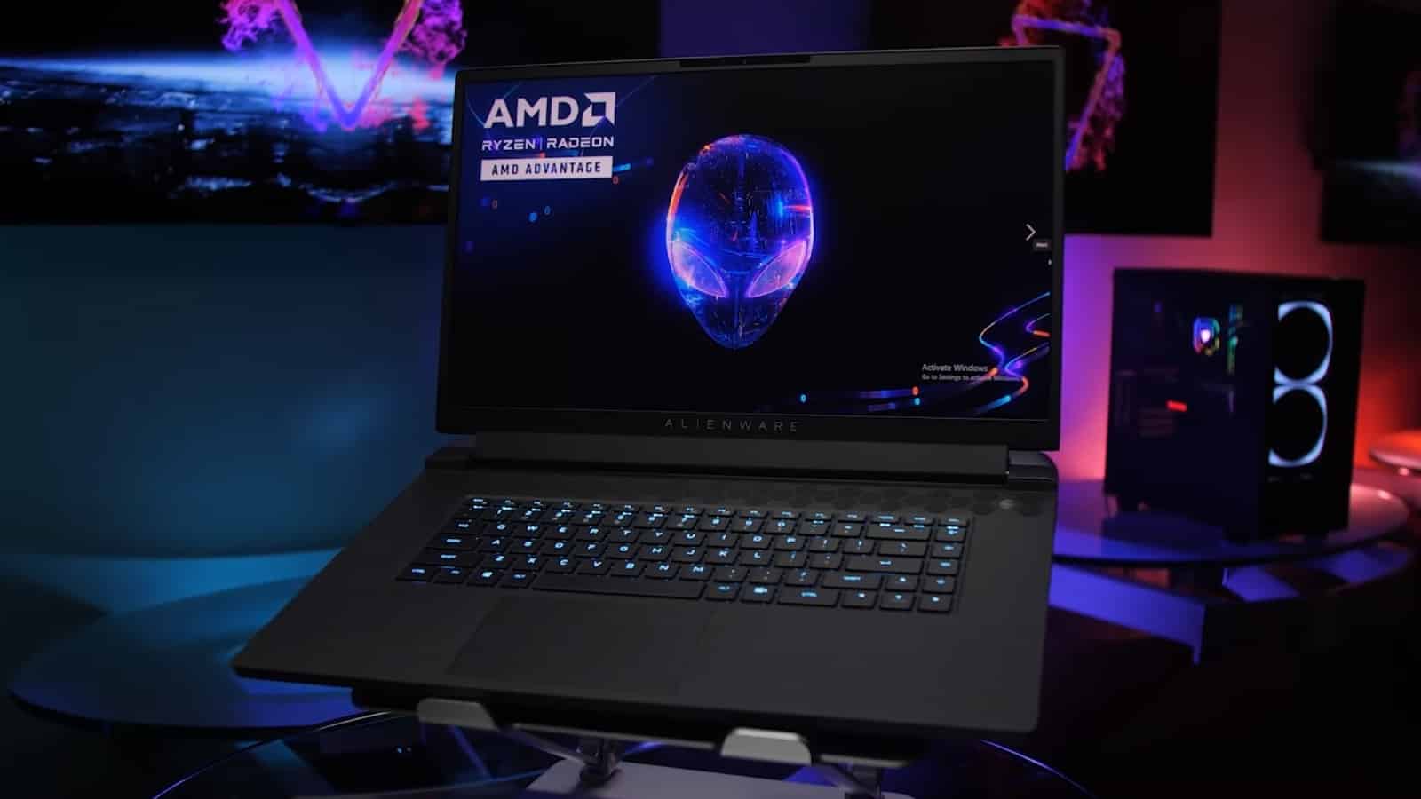 The Alienware M17 R5 gaming laptop