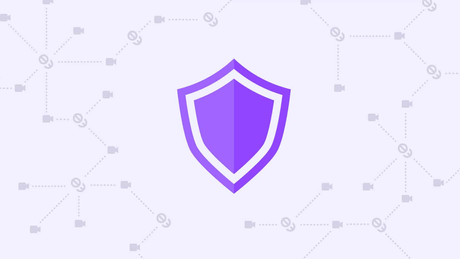 twitch purple shield on white background