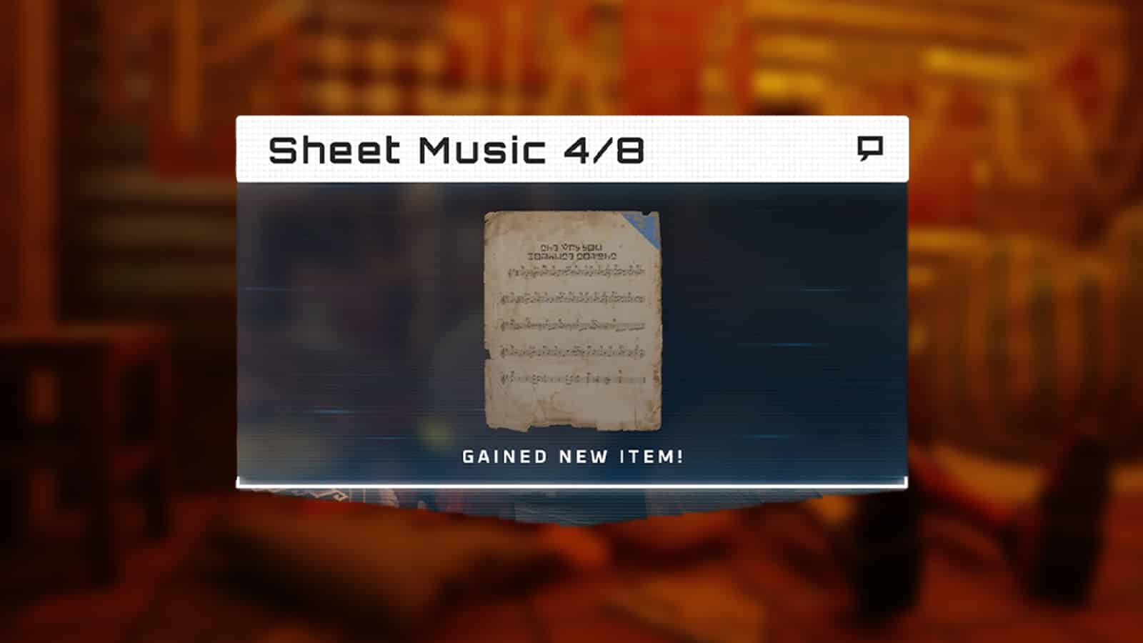 an image of a sheet music in Stray