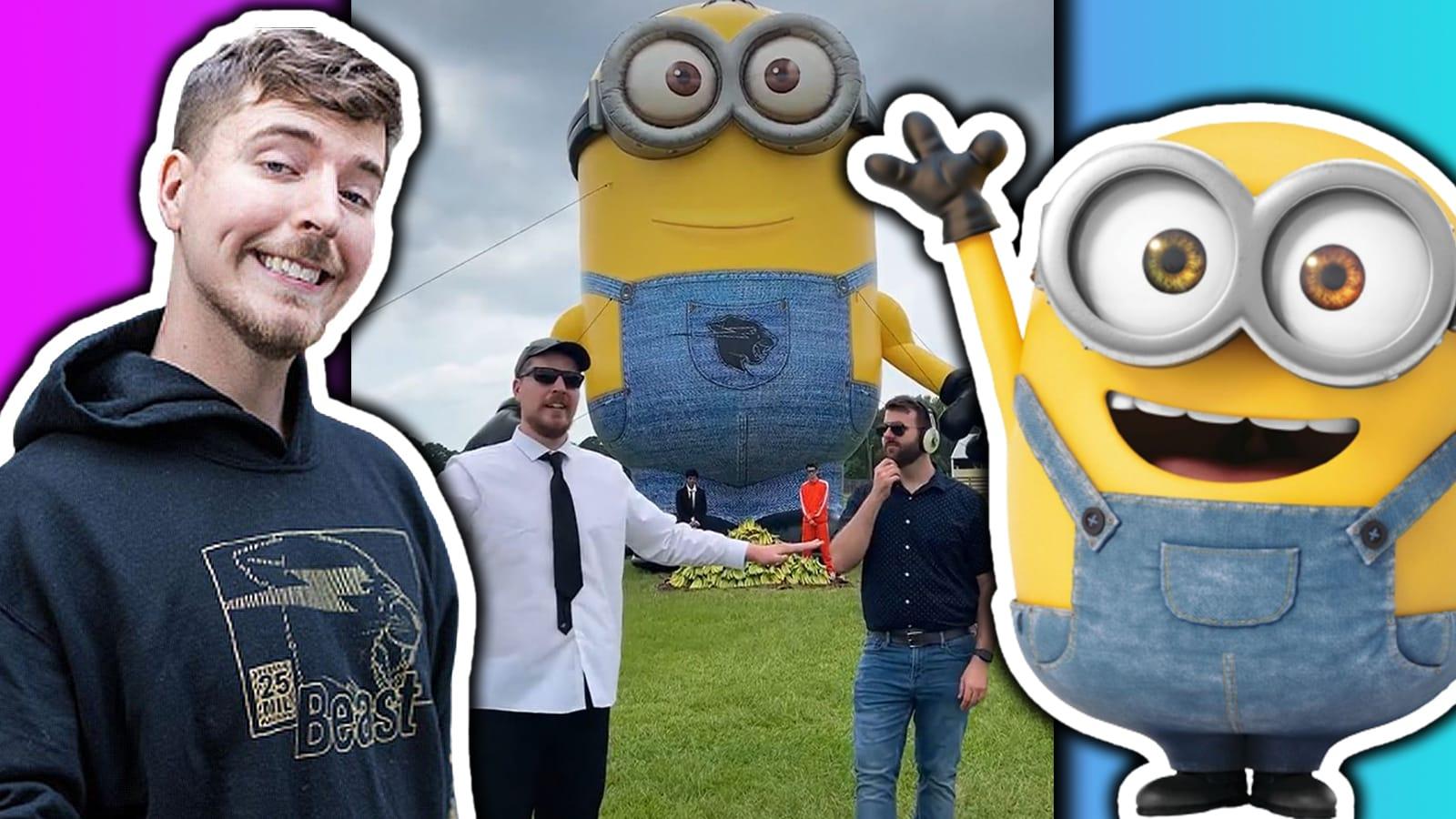 Mrbeast totouchanemu go viral with minions collab