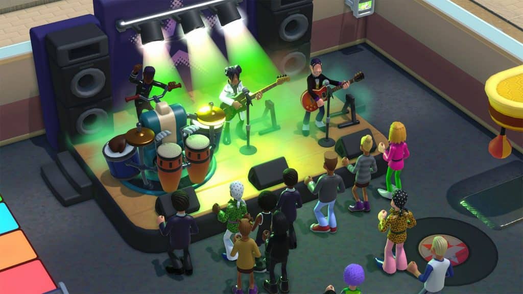 a live music show in two point campus