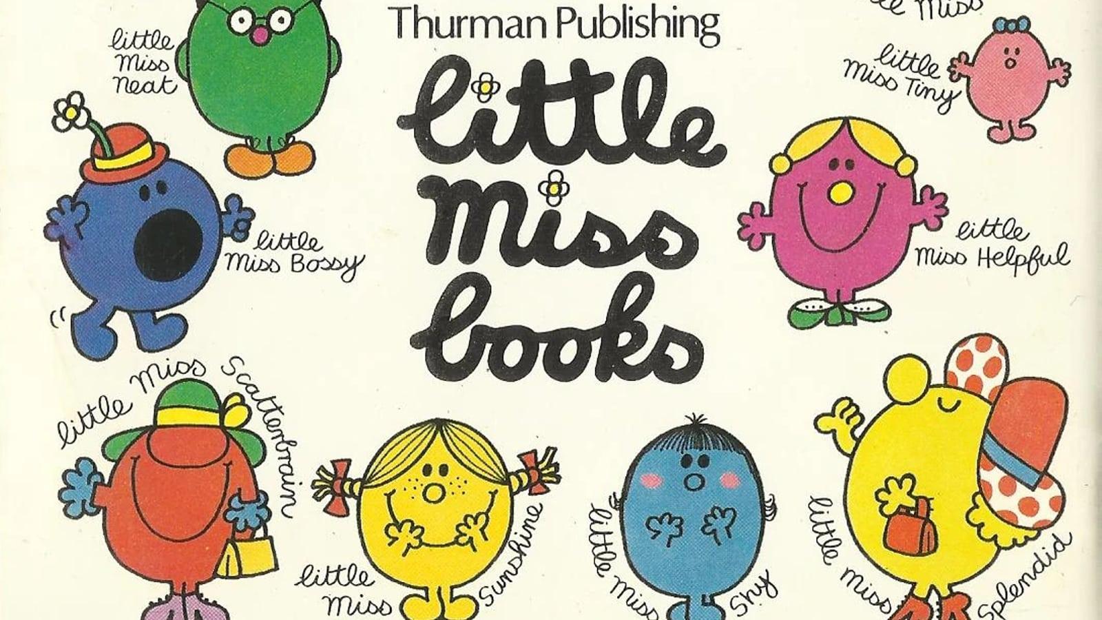 'Little Miss' characters on a book