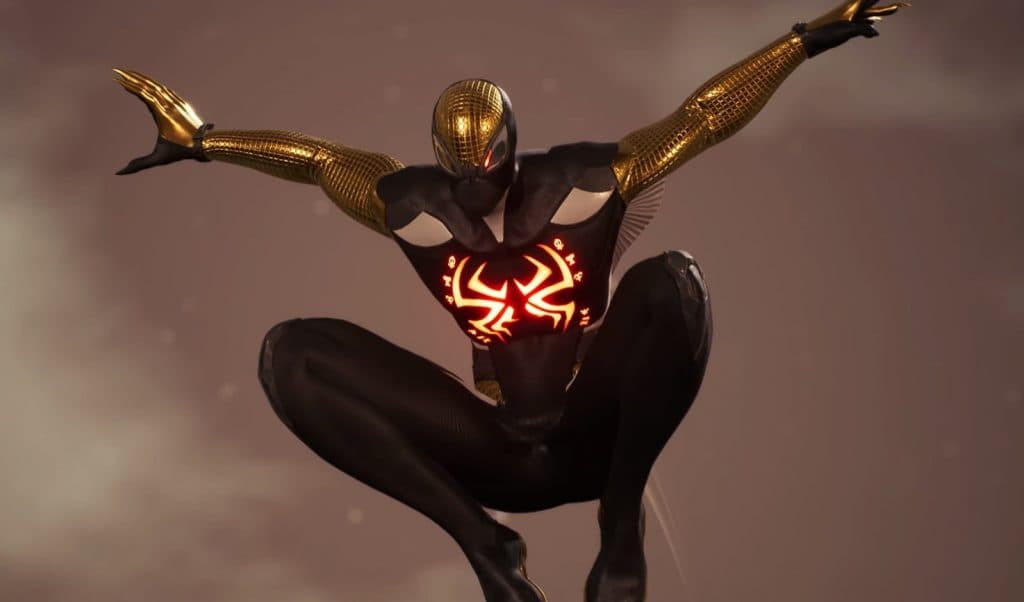 spider-man marvel's midnight suns suit