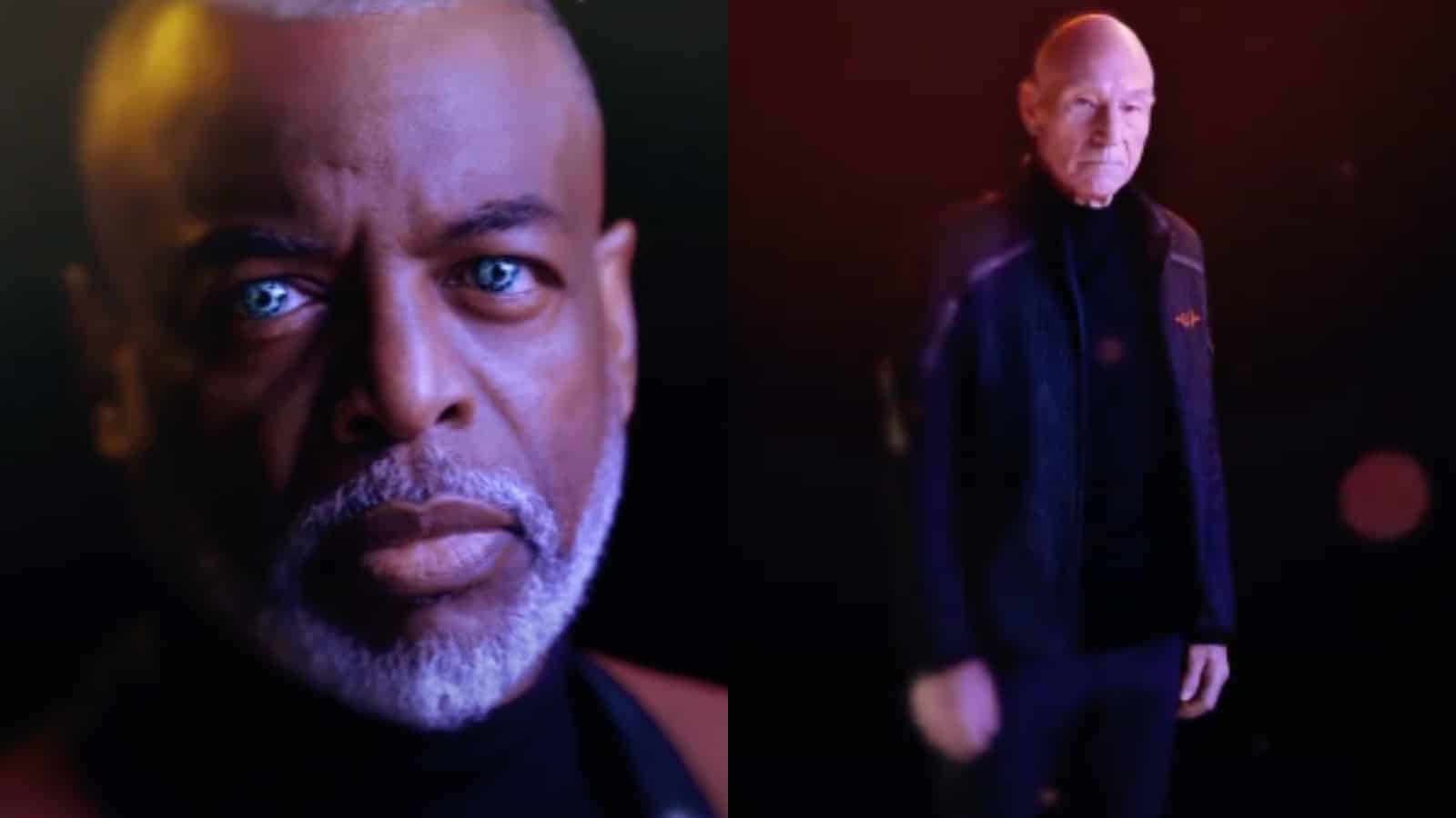 LeVar Burton and Patrick Stewart in Star Trek: Picard Season 3 trailer