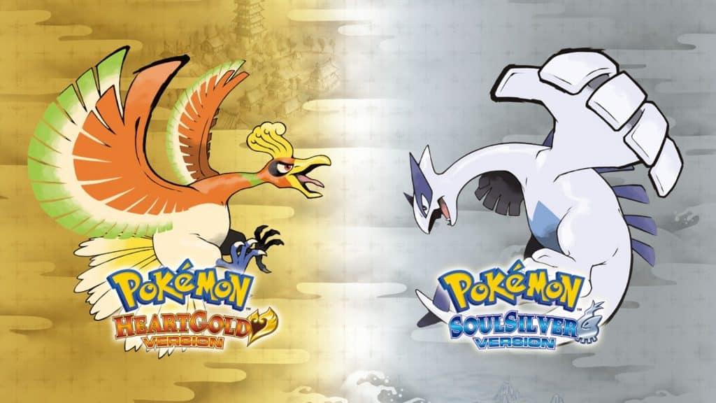 An image of the legendary Pokemon in HeartGold and SoulSilver.