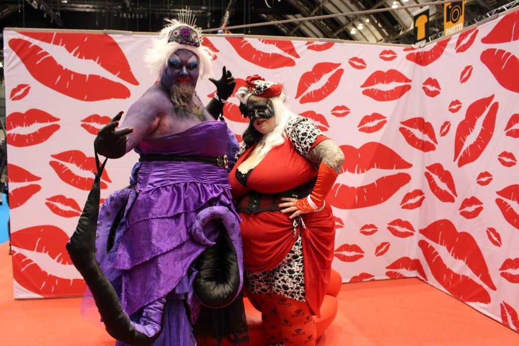 Ursula and Cruella Deville (Disney) cosplay