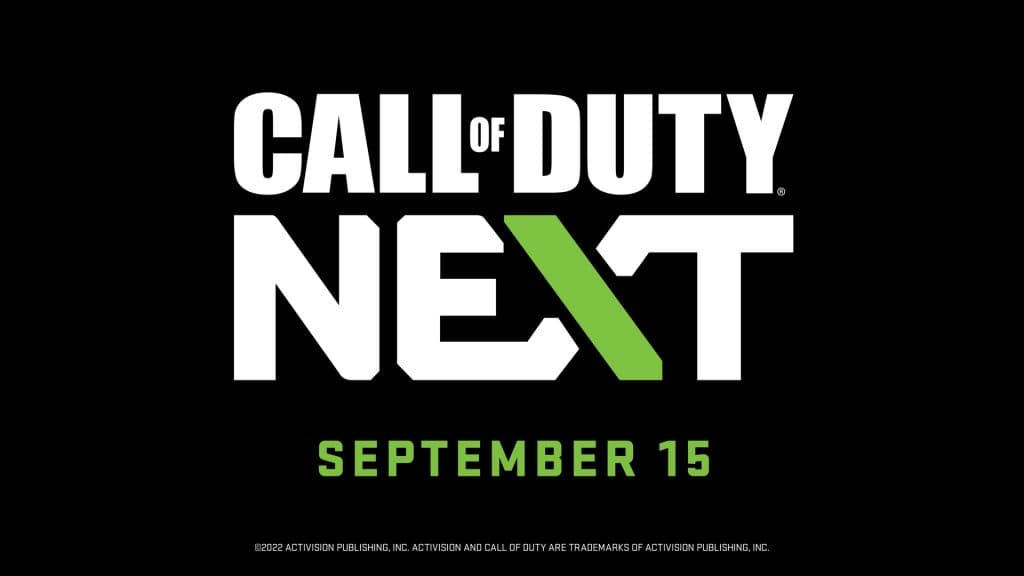 Call of Duty Next event graphic