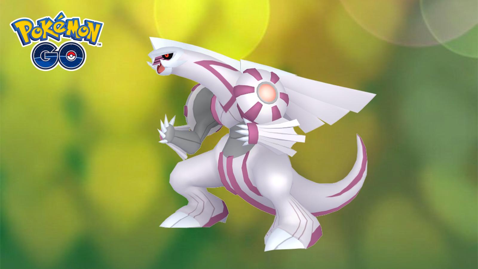 Palkia in the Pokemon Go Battle League with the best moveset