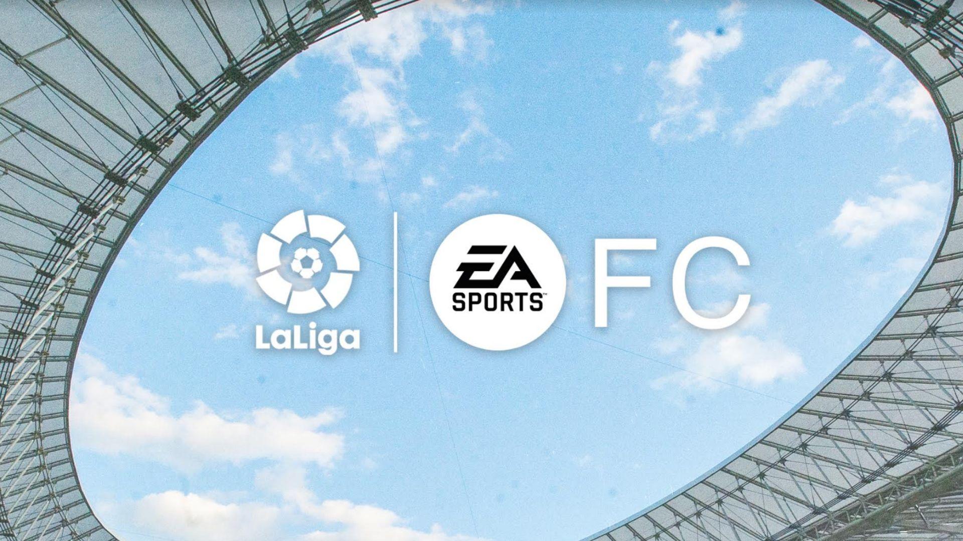 EA SPORTS logo with La Liga logo