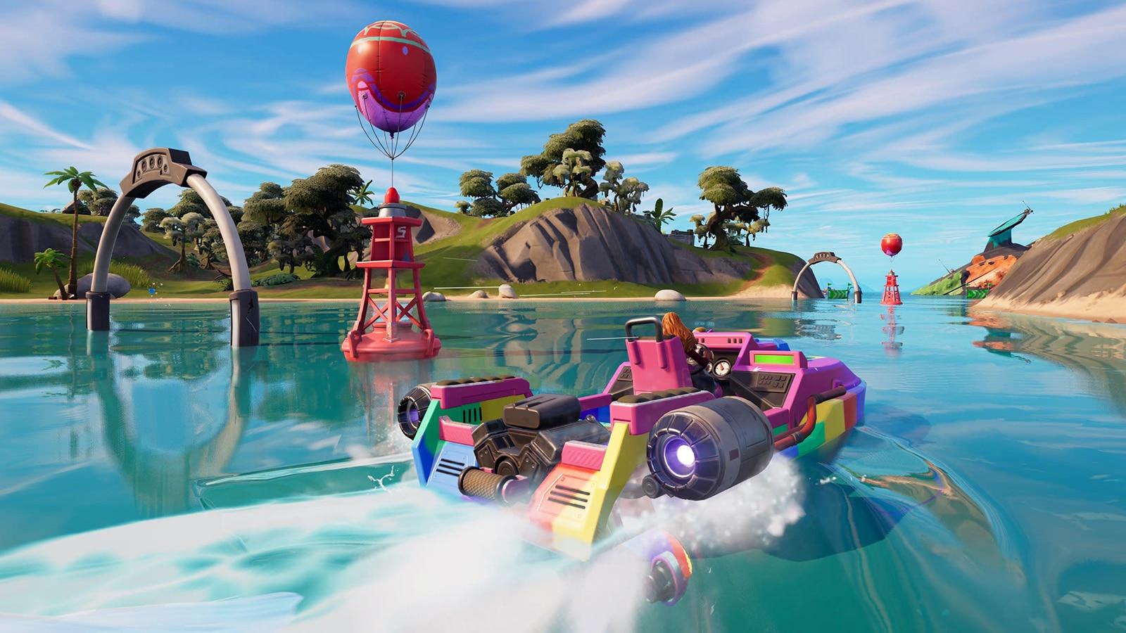 A LARGE SEA BUOY IN FORTNITE