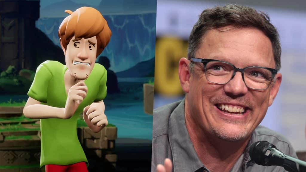 an image of Shaggy from MultiVersus and Matthew Lillard