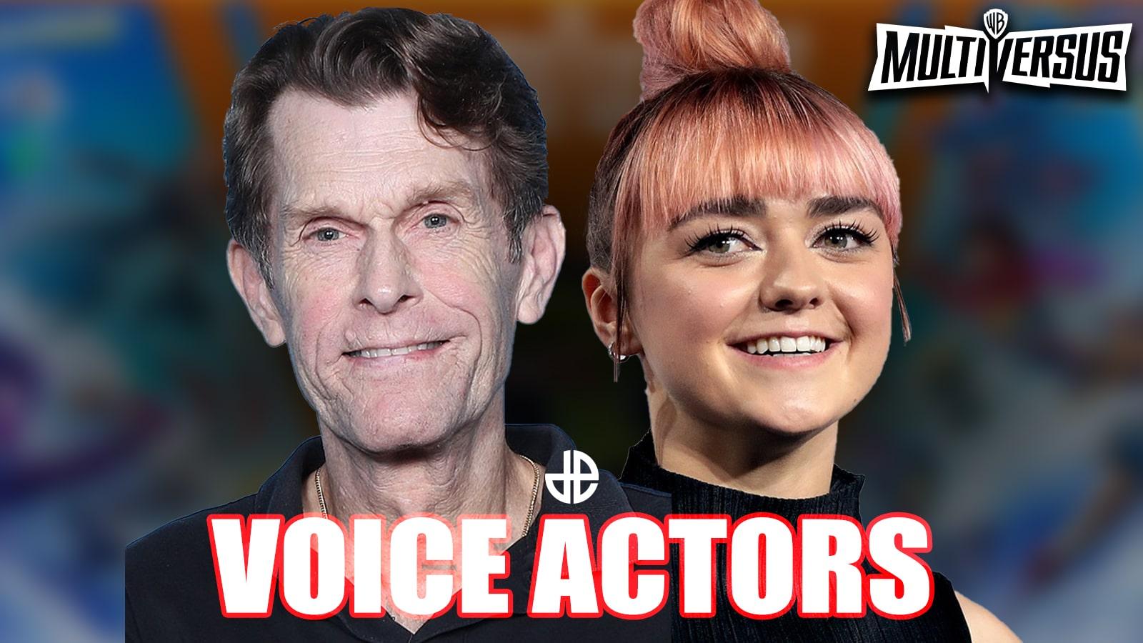 an image of Kevin Conroy and Maisie Williams