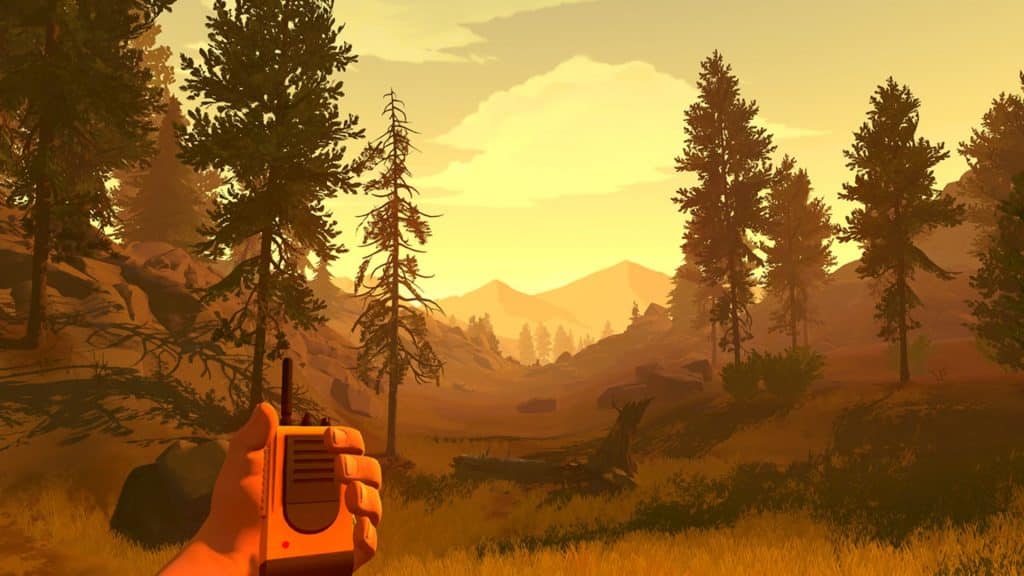 Exploring in Firewatch