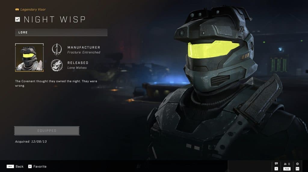 Halo Infinite August update visor image