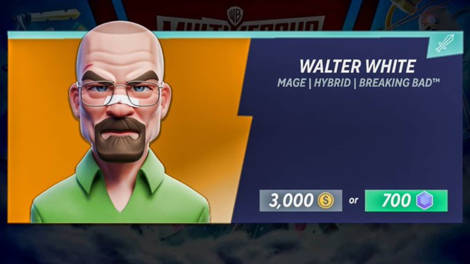 Walter White added to MultiVersus